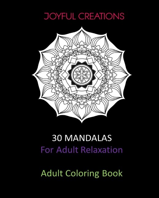 Front cover_30 Mandalas For Adult Relaxation