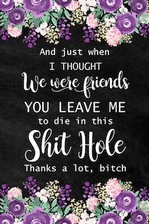 Couverture_And Just When I Thought We Were Friends