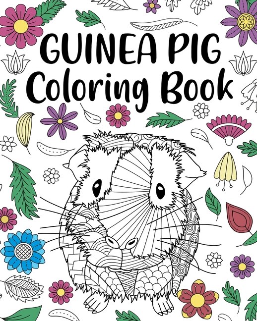 Front cover_Guinea Pig Coloring Book