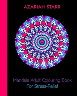 Couverture_Mandala Adult Colouring Book For Stress-Relief