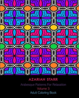 Couverture_Arabesque Patterns For Relaxation Volume 3