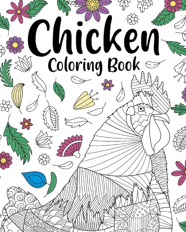 Front cover_Chicken Coloring Book