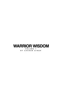 Front cover_Warrior Wisdom Vol 1