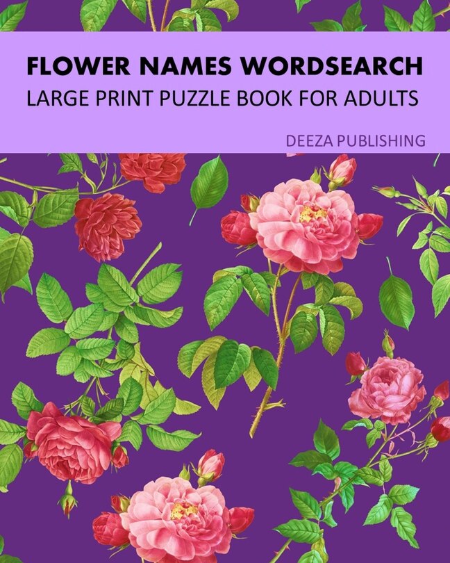 Front cover_Flower Names Word Search