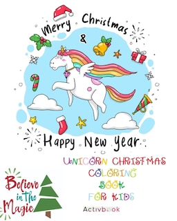 Couverture_Unicorn Christmas Coloring Book for Kids