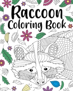 Front cover_Raccoon Coloring Book