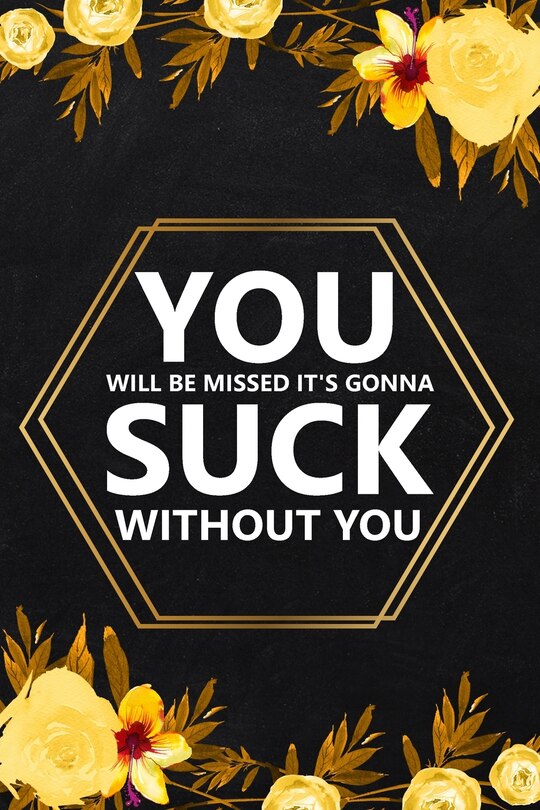 Front cover_You Will Be Missed It's Gonna