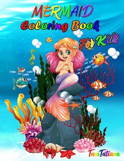 Front cover_Mermaid Coloring Book for Kids