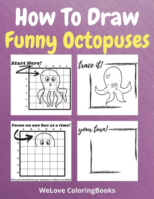 Front cover_How To Draw Funny Octopuses