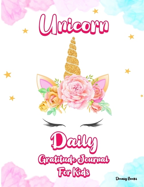 Front cover_Unicorn Daily Gratitude Journal for Kids
