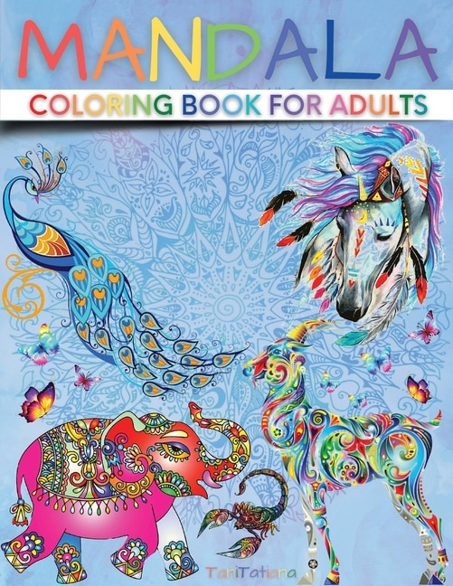 Front cover_Mandala Coloring Book for Adults