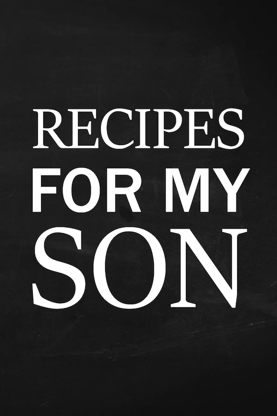 Couverture_Recipes for My Son