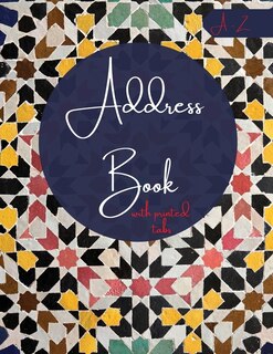 Address Book With Printed Tabs: Contact Organizer With Alphabetical Index - Address Telephone Book, Tabbed - Name, Phone, E-mail, B