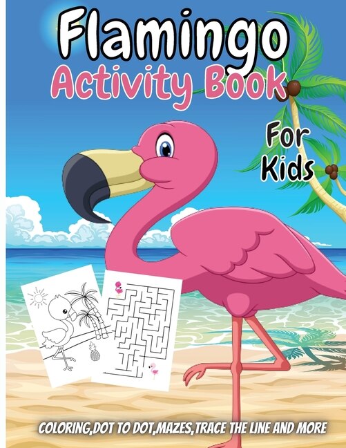 Front cover_Flamingo Activity Book For Kids