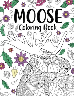 Front cover_Moose Coloring Book