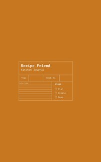 Front cover_Recipe Friend