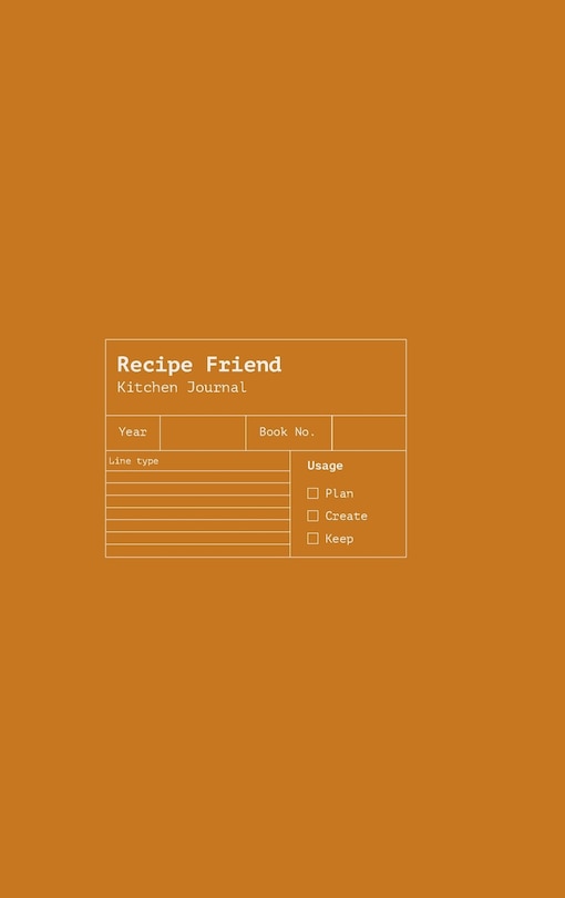 Front cover_Recipe Friend