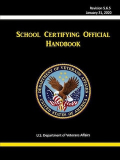 Front cover_School Certifying Official Handbook - Revision 5.6.5 (January 31, 2020)