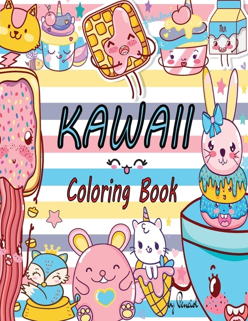 Front cover_Kawaii Coloring Book