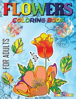 Front cover_Flowers Coloring Book For Adults
