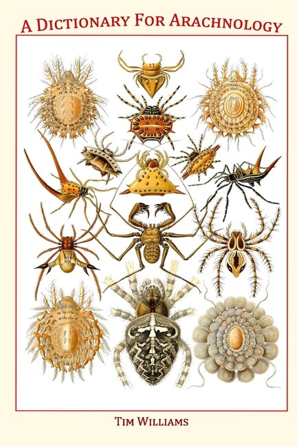 Front cover_A Dictionary for Arachnology