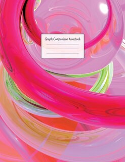 Graph Composition Notebook: Grid Paper Notebook: Large Size 8.5x11 Inches, 110 Pages. Notebook Journal: Plastic Rainbow Rings W
