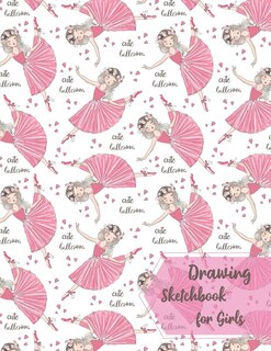 Front cover_Drawing Sketchbook For Girlshuge Sketchbooksketch Book 8x5 Drawing Pads For Kids 9-12kids Drawing Padart Supplies Sketch Bookdrawing Paper Kid