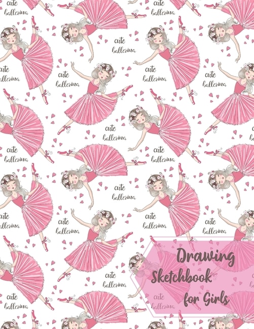 Front cover_Drawing Sketchbook For Girlshuge Sketchbooksketch Book 8x5 Drawing Pads For Kids 9-12kids Drawing Padart Supplies Sketch Bookdrawing Paper Kid