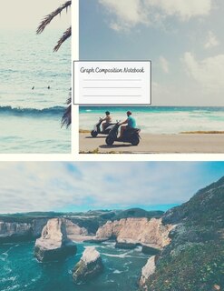 Graph Composition Notebook: Grid Paper Notebook: Large Size 8.5x11 Inches, 110 Pages. Notebook Journal: Vacation Fun Sailing Wo