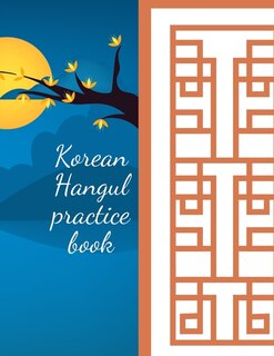 Front cover_Korean Hangul practice book