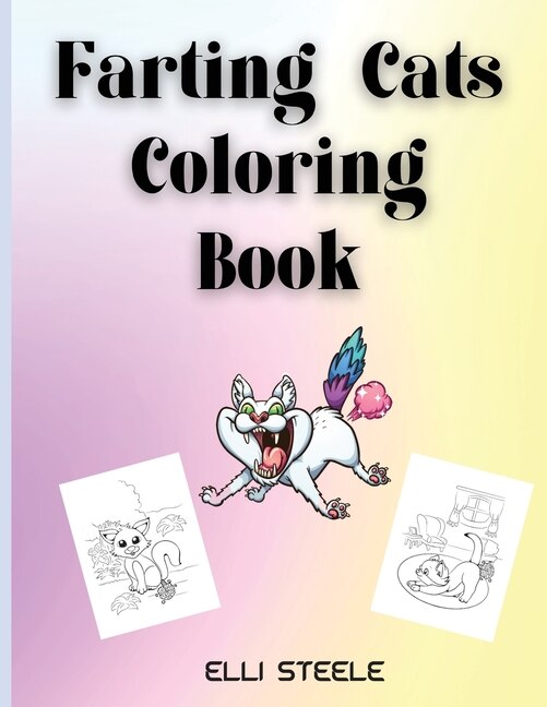 Front cover_Farting Cats Coloring Book