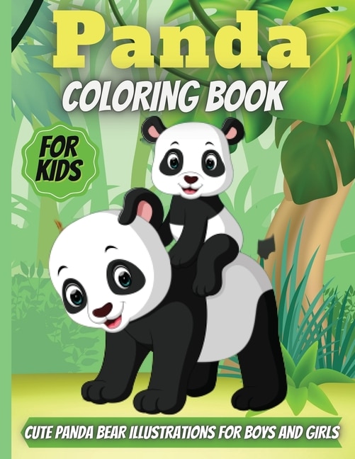 Front cover_Panda Coloring Book For Kids