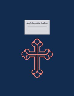 Graph Composition Notebook: Grid Paper Notebook: Large Size 8.5x11 Inches, 110 Pages. Notebook Journal: Red Blue Cross Workbook