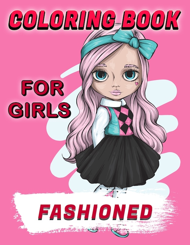 Couverture_Fashioned Coloring Book For Girls