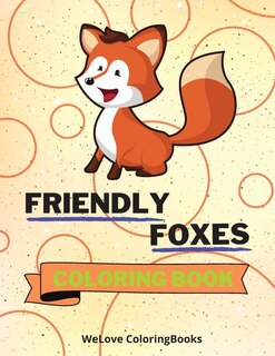 Front cover_Friendly Foxes Coloring Book