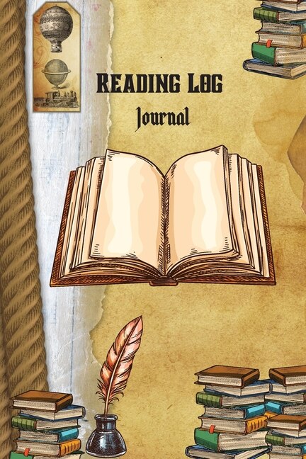 Reading Log Journal: Book Review Journal Track, Record And Review 100 Books - Reading Log Gifts For Book Lovers Reading