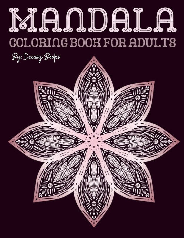Front cover_Mandala Coloring Book for Adults
