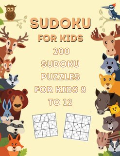 Front cover_200 Sudoku Puzzles For Kids Ages