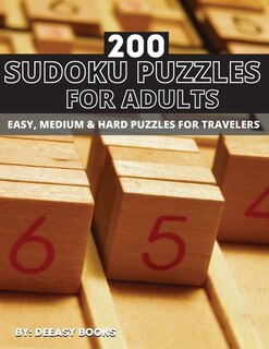 Couverture_200 Sudoku Puzzles For Adults, Easy, Medium &Hard