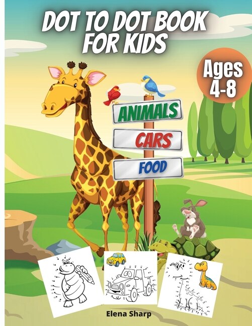 Front cover_Dot To Dot Book For Kids Ages 4-8