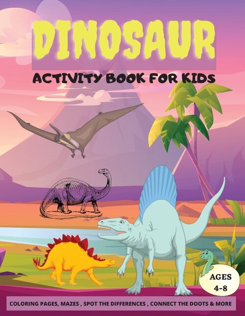 Couverture_Dinosaur Activity Book For Kids