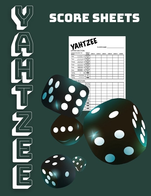 Yahtzee Score Sheets: 100 Large Yahtzee Score Pads, Score Pads For Scorekeeping, 8.5 X 11 Yahtzee Score Cards