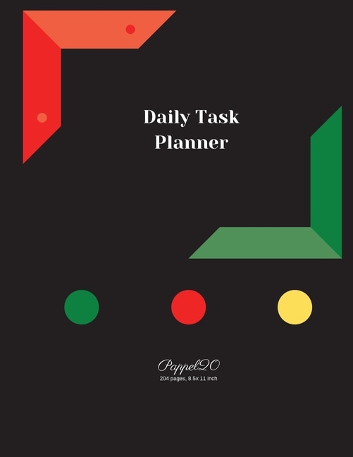 Daily Task Planner -204 Pages - 8.5x11 Inches