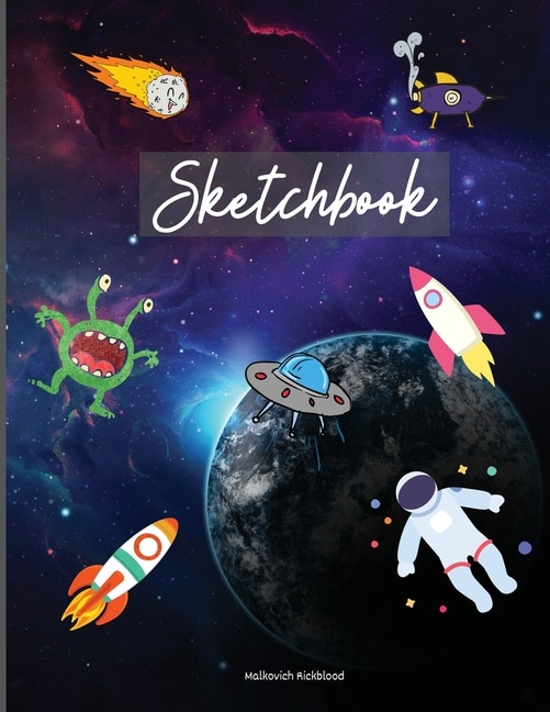 Sketchbook For Boys: Blank Paper Sketchbook For Boys With 140 Pages (8.5 X 11 Inches) Amazing Notebook For Kids For Pain