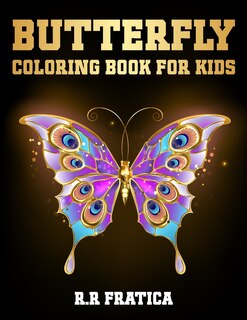 Front cover_Butterfly coloring book for kids