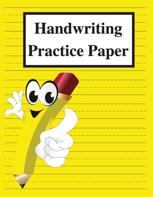 Handwriting Practice Paper: Dotted Lined Writing Paper For Kids - Handwriting Paper Notebook With Dotted Lined For Kids To Lear