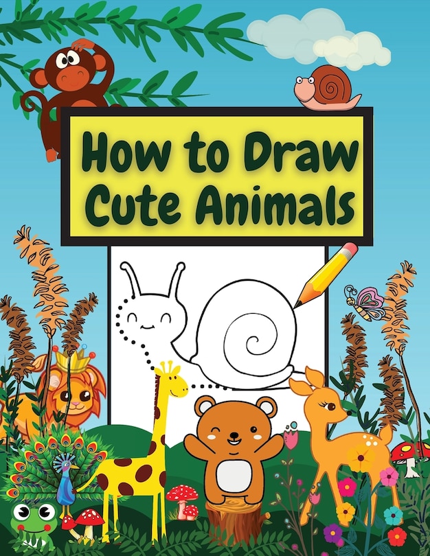 Front cover_How to Draw Cute Animals