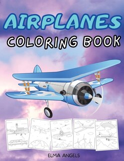 Airplanes Coloring Book: Amazing Coloring Books Planes For Kids Ages 4-8 With 50+ Beautiful Coloring Pages Of Planes, Page L