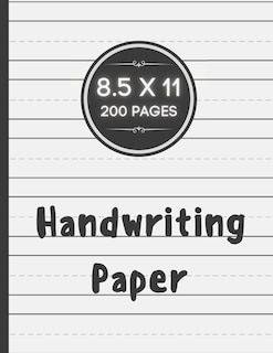 Couverture_Handwriting Paper 200 Pages