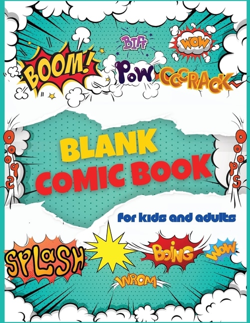 Couverture_Blank Comic Book For Adults And Kids